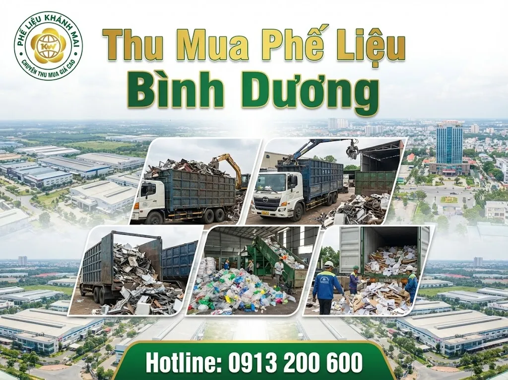 Dịch vụ thu mua phế liệu Bình Dương giá cao