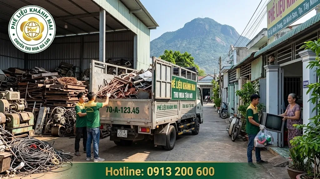 Thu mua phế liệu Tây Ninh tận nơi tại nhà dân và kho xưởng