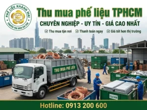 Thu mua phế liệu TPHCM giá cao, tận nơi