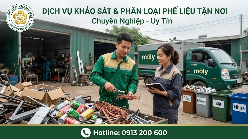 Khảo sát hiện trạng trước khi thu gom phế liệu tại Hóc Môn