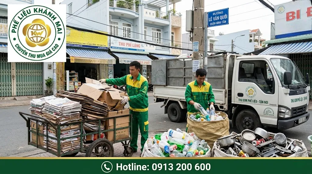 Thu gom nhôm inox đồng cũ tại Bình Tân