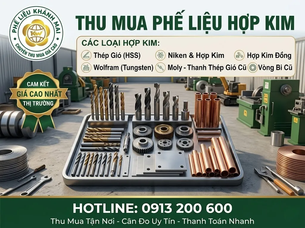 Dịch vụ Thu Mua Phế Liệu Hợp Kim Giá Cao TPHCM