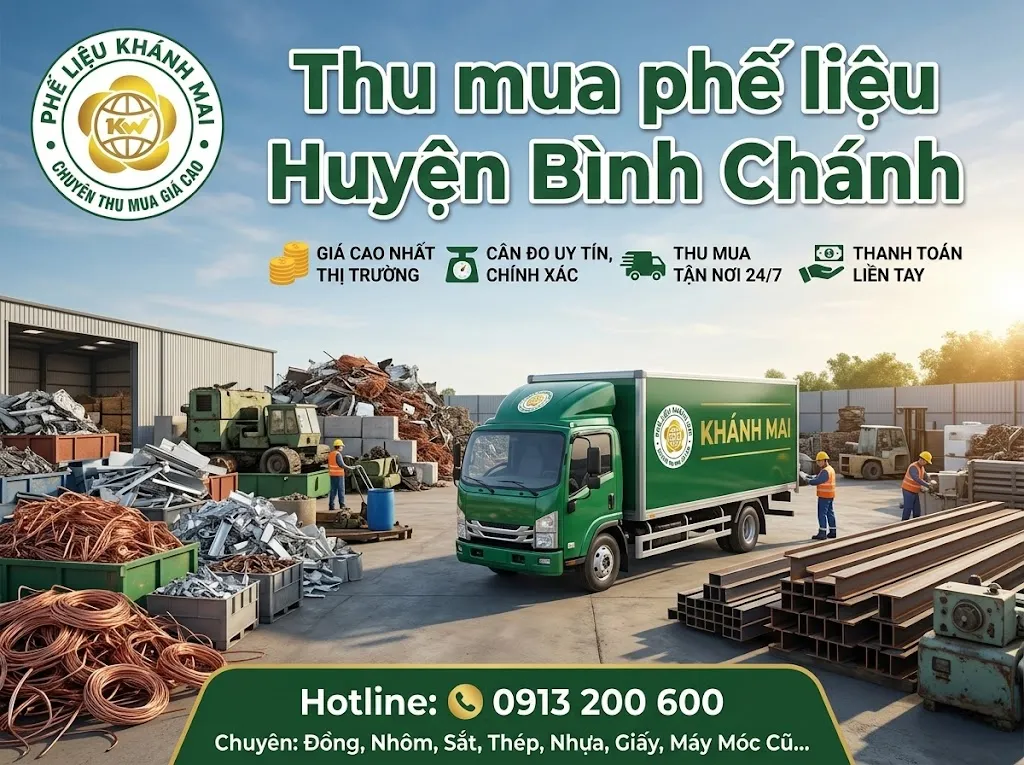 Dịch vụ thu mua phế liệu Bình Chánh giá cao