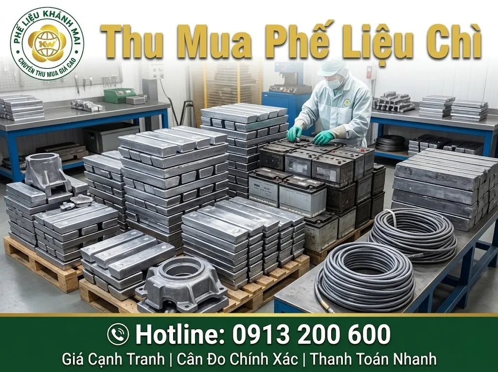 Dịch vụ thu mua phế liệu chì giá cao tại tphcm
