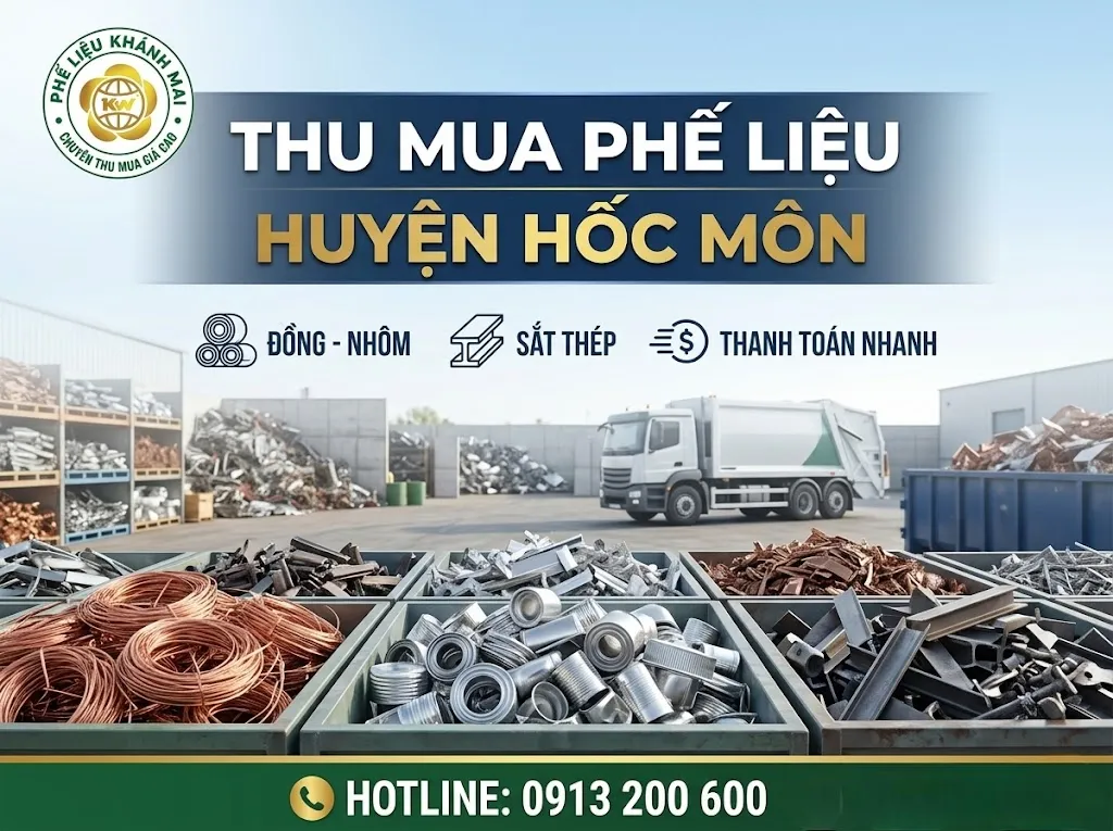 Dịch vụ thu mua phế liệu Hốc Môn tận nơi