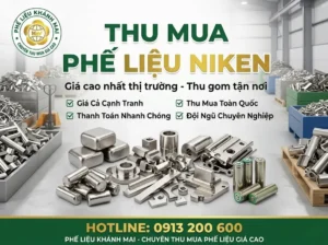 Dịch vụ thu mua phế liệu niken giá cao