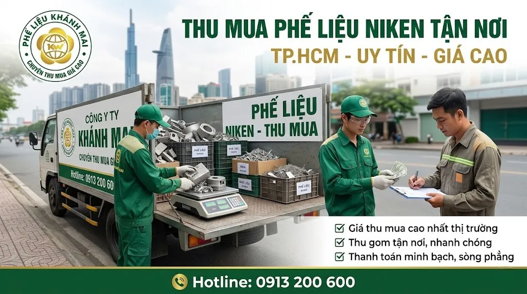 Thu mua phế liệu niken tận nơi tại TPHCM