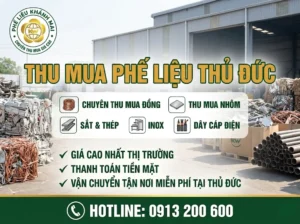 Dịch vụ thu mua phế liệu Thủ Đức tận nơi