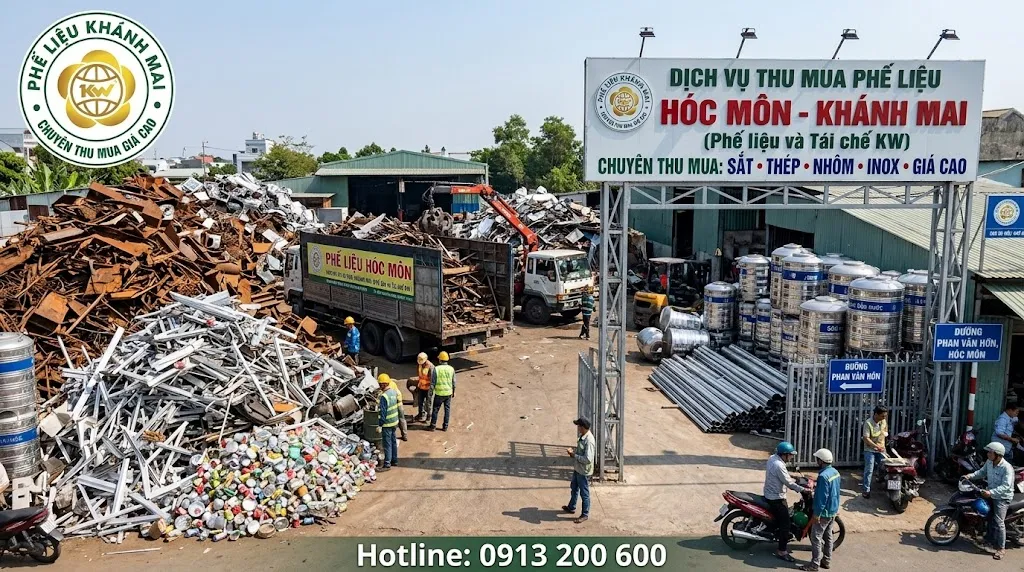 Thu mua sắt thép nhôm inox tại Hóc Môn
