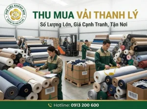 Dịch vụ thu mua vải thanh lý tận nơi tại TPHCM