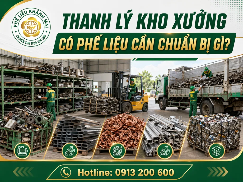 Thanh lý kho xưởng có phế liệu cần chuẩn bị gì để làm gọn trong ngày?