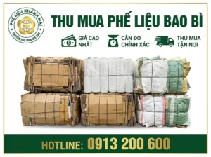 Dịch vụ thu mua phế liệu bao bì giá cao