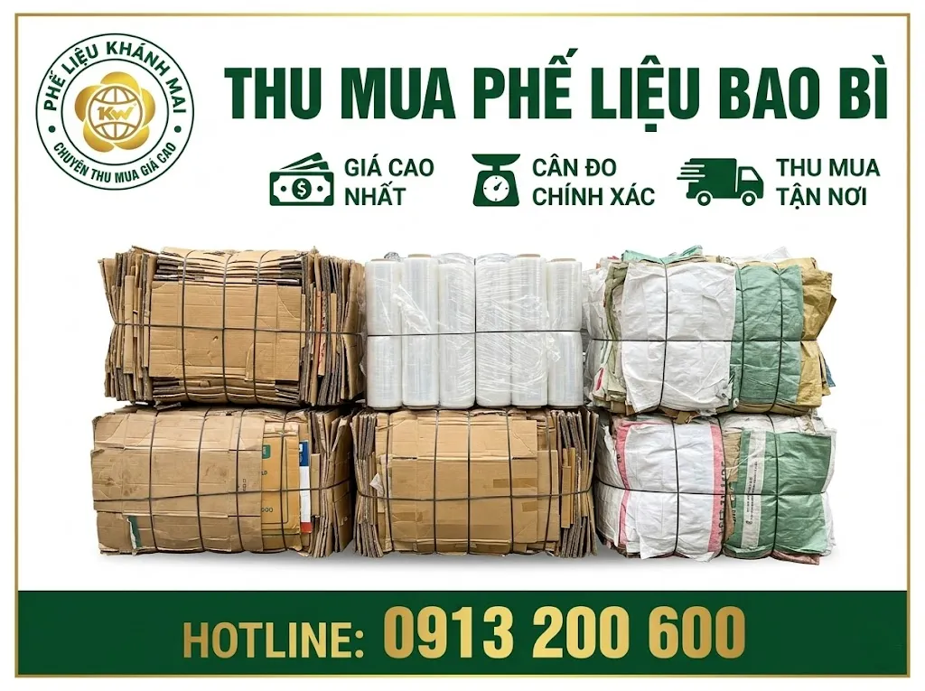 Dịch vụ thu mua phế liệu bao bì giá cao