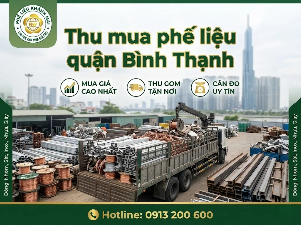 Thu mua phế liệu Bình Thạnh giá cao