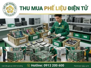 Dịch vụ thu mua phế liệu điện tử giá cao