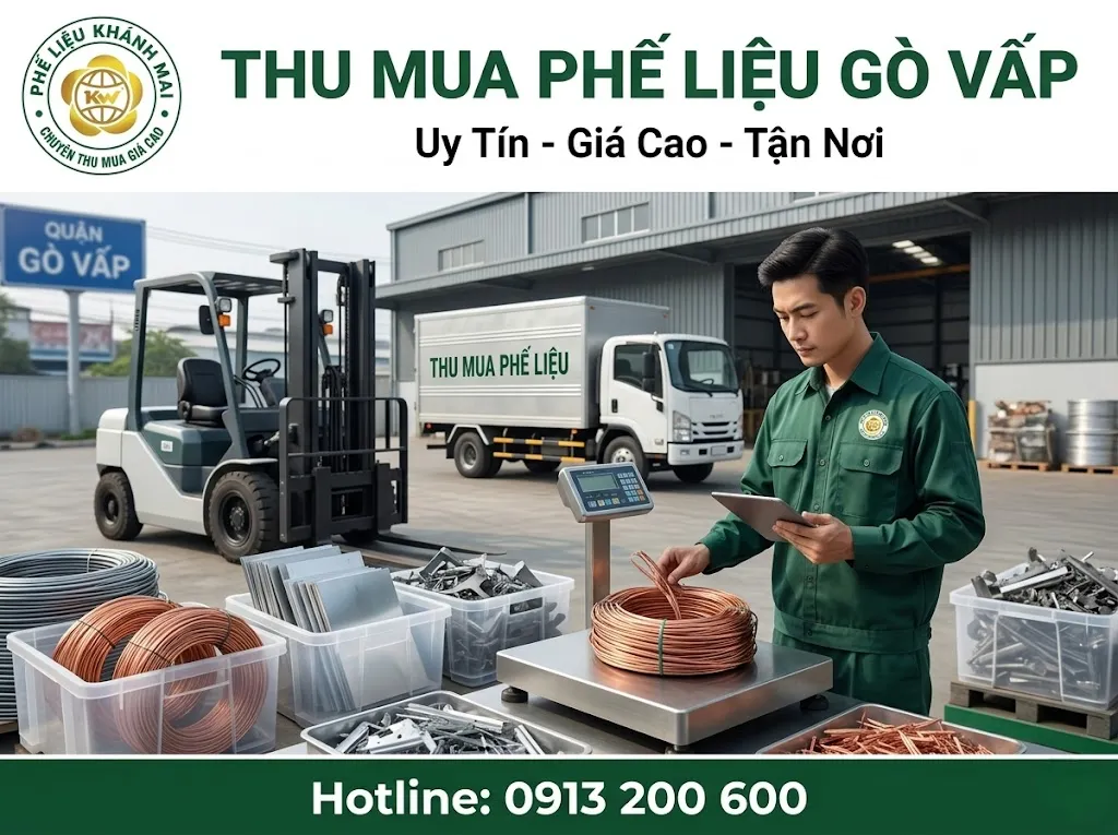 Dịch vụ thu mua phế liệu Gò Vấp giá caoi