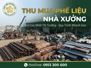Dịch vụ thu mua phế liệu nhà xưởng giá cao