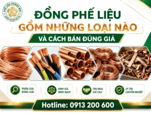 Đồng phế liệu gồm những loại nào và cách bán đúng giá