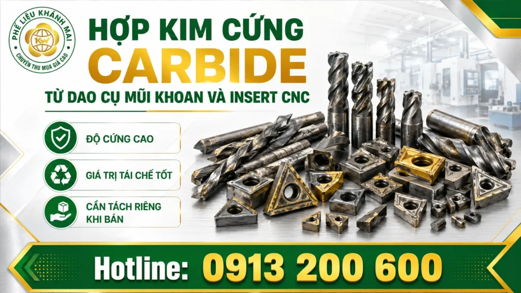 Hợp kim cứng carbide từ dao cụ mũi khoan và insert CNC